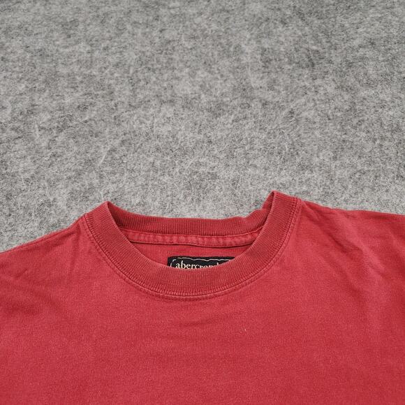 VTG Abercrombie & Fitch A&F Mens L Large Hockey Attack The Goal Graphic T Shirt - Picture 5 of 11